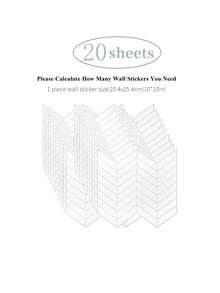 1/4/10/20片装防水自粘防溅瓷砖，10英寸 x 10英寸，适用于厨房和浴室 - 彩色 - 查看 9