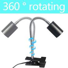 UVA UVB 爬行动物加热灯泡（2 个装），110V 可调 360° 旋转加热器，适用于龟缸、蜥蜴、蛇和活体植物栖息地 - 日規A型插(100V) - 查看 4