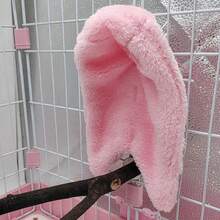 毛绒悬挂鹦鹉防风保暖棉窝帐篷，适用于孔雀、八哥、鹦鹉秋冬季避风保暖