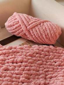 2 cuộn sợi Polyester siêu dày, 500g sợi thủ công mềm nhiều màu, thích hợp để đan thủ công, làm chăn, gối, giường cho thú cưng - Nhiều màu - Đuôi Mèo Tập 2 - Xem 3