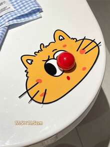 1/2pcs Cute Toilet Lid Holder, Household Toilet, Non Dirty Hand Flip Lid Holder, Toilet Collar, Handle Flip Lid Holder - Multicolor - View 11