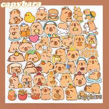 创意风景贴纸套装，微缩场景系列，卡通剪贴簿贴纸，儿童益智玩具，拼贴材料，即撕即贴贴纸，卡通贴纸，适用于DIY手账、水瓶等，可爱时尚 - 彩色 - 查看 1