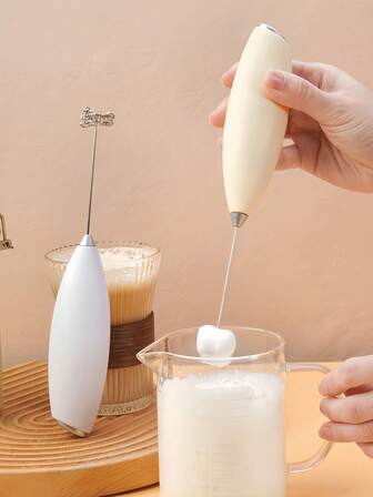 Milk Frother, Powerful Handheld Milk Frother, Mini Milk Foamer,Coffee Stirrer, Stainless Steel Drink Mixer For Coffee, Lattes, Cappuccino,Matcha,Hot Chocolate, Portable Foam Maker,Electric Wireless Blender Mini Coffee Maker