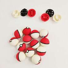 pokemon 50个3D可拆卸精灵球橡皮擦，新款宝可梦主题文具橡皮擦，可组装精灵球，圣诞节/生日礼物