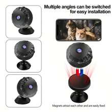 1pc 1080P Spy Mini Wireless WiFi Hidden Camera, Full HD, Hidden Camera & Motion Detection, Home/Office Security Nanny Camera