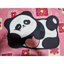 1Pc Ultra-Absorbent Non-Slip Bath Mat With Cute Panda Design - Soft, Quick-Dry Diatomaceous Earth Rug For Shower, Bathtub & Outdoor Use - Machine Washable Polyester Carpet For Home & Bathroom Decor,Superior Non-Slip Diatomite Floor Mat | Anti-S Rubber Backing | Perfect For Bathroom, Kitchen & Shower,Multiple Sizes Available[Bathroom Mat] [Bath Mat][Bathroom Mats] - Black and White - View 12