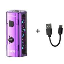 1个便携式510螺纹电池盒，400mAh，带USB-C充电端口，电压可调，兼容加热线圈工具