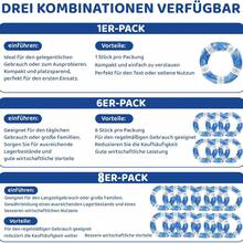 8sets Scented Disposable Diaper Pail Refill Bags, Diaper Pail Bags, Diaper Trash Bags, Durable Leakproof Replacement Garbage Bags, Odor-Sealing, Easy-Tear Foldable Design For Easy Storage, Compatible With Pails, Ideal For Baby Supplies, Multi-Purpose Trash Bags For Nursery, Kitchen, Bathroom, Car & Home Odor Control.