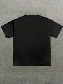 Camiseta  - Dise?o Vintage de Rock con Estilo Retro - Camiseta Oversize para Fanáticos de la Música Alternativa - Negro - Ver 2