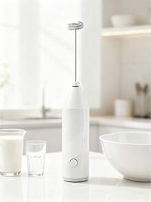 1个电动奶泡器手持打蛋器，PP材质迷你便携式打蛋器，卡布奇诺奶泡器，厨房配件烹饪小工具（不含电池） - 彩色 - 查看 11