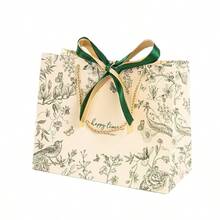 Gift Bags, Handled Gift Bags With Bow Handles, Tote Bags For Christmas, New Year, Party, Wedding Gifts - Elegant Holiday Packaging For Gifts And Decorations, Christmas Gift Bags, Party Gift Bags, Durable Holiday Bags - Multicolor - View 5