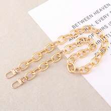 Cadena de cartera de metal dorado de 8.5 mm de grosor, cadena cruzada de bolso con anilla en O, correa de hombro de repuesto para manualidades DIY, regalo de apreciación a maestros, accesorios esenciales para la playa - Multicolor - Ver 4