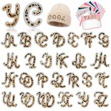 26pcs Leopard Print Letter Embroidery , Ironed Or Sewn, Leopard Print Letter Patch Stickers, DIY Jeans, Jackets, Backpacks, Baseball Caps, Mother's Day Gifts, Christmas Gifts, Easter Gifts - Multicolor - View 2