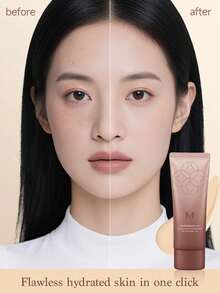 K-Beauty Dewy Skin BB-MISSHA MEISI Cho Bo Yang Nourishing Concealer BB Cream-For Hydrated, Even Skin,Your 1-Step Nourishing Makeup & Skincare - No.19 Light Beige - View 4