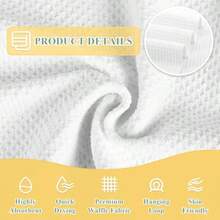 Toallas de cocina de microfibra con tela de girasol toallas de cocina florales para secar platos paños de cocina absorbentes con lazo para colgar para limpiar el hogar y decoracion de - Topinambur - Ver 4