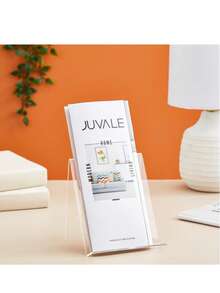 Estantería en forma de L de acrílico, organizador de escritorio de acrílico, estantería de exhibición transparente de acrílico, estantería inclinada de almacenamiento de escritorio, soporte de producto, soporte de teléfono de escritorio