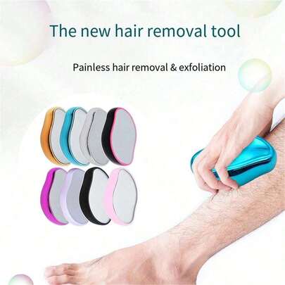 1PC Painless Physical Hair Removal Crystal Depilator, Easy To Clean And Reusable Body Hair Remover For Beauty Care