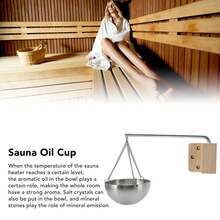 Stainless Steel Sauna Bowl With Wooden Stand - Aromatherapy Cup For Sauna (12 Cm) - Stainless Steel Aromatherapy Bowl - View 10
