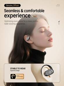 Acer OHR553 蓝牙耳机，开放式设计，带充电盒，挂耳式无线耳机，立体声，降噪，低延迟，佩戴舒适，适合学习、商务、运动、跑步、骑行，兼容手机、平板电脑、笔记本电脑，推荐圣诞节和情人节礼物