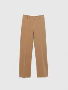 ARMONIAS Women Pants - 駝色 - 查看 6