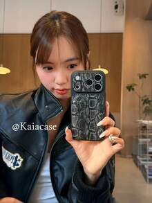 High-End Snake Skin Pattern Protective Case Compatible With IPhone 17 Pro Max, 16 Pro, Soft Shockproof Cover Compatible With IPhone 15, 14, 13 - Multicolor - View 9