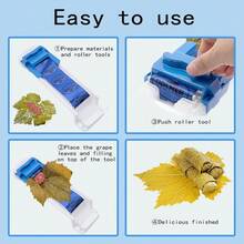 1pc Heavy-Duty Manual Meat Roller Is Suitable For Making Sushi, Spring Rolls, Grape Leaf Buns, Dumplings, Household Kitchen Tools, And Portable Lunch Boxes - Multicolor - View 10