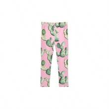 - Leggings deportivos elsticos para nios, color rosa cactus esttico, rendimiento 4T - 4 Años - Ver 2