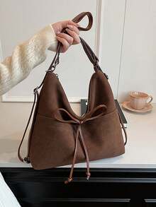 Women Tote Bags - Coffee - View 1