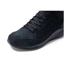 Skechers Giày thể thao nam cổ trung buộc dây, kiểu dáng thường ngày, thích hợp cho việc đi bộ thư giãn trong thành phố, mã sản phẩm 232411-BBK - Đen tinh khiết - Xem 6