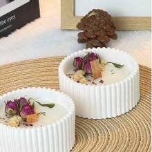 1 pièce Bougie en pot avec fleurs séchées parfumées et réutilisables - Bougie décorative, convient pour la décoration de la maison, les célébrations de mariage, les fêtes et les cadeaux - Cadeau parfait pour elle, la Saint-Valentin, l'anniversaire, la remise des diplômes