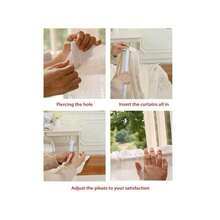 1 pieza Cortina de gasa con ribete floral doble cara con cuentas arcoíris, estilo bohemio, adecuada para decoración de cocina, baño, dormitorio, puerta de entrada y divisor de ambientes