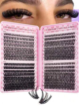 640pcs Lash Clusters 30D+40D+50D DIY Lash Extension Faux Mink Eyelashes Natural Segmentation. Clustered Eyelashes. Fluffy. Thick. Soft. Lightweight False Eyelash Set, Comfortable To Wear. Enlarging Eyes, Lifting Eye Tails, DIY Eyelash Extension, Eyelash Extension. Daily Life&Weddings&Dates&Parties&Music Festivals&Halloween Use