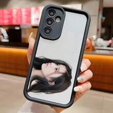 Funda de teléfono para Samsung Galaxy S25 S24 S23 S22 S21 S20 FE Ultra Plus 5G con protección de lente, diseño retro de caricatura, cantante famosa, celebridad, inspiradora, hermosa chica  Ji-eun - Colores mixtos - Ver 2