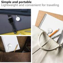 1-2件裝 磁吸式手錶充電器 USB-A 磁吸無線快充 USB 充電器 便攜式，相容於 Ultra 系列 10/9/8/7/6/SE/SE2/5/4/3/2/1 - 白色 - 查看 9