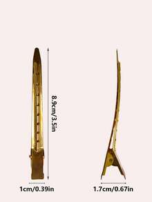 30/24/5Pcs Metal Alligator Hair Clips For Women Styling Sectioning, Hair Pins For Long Hair, Alligator Curl Loc Clips For Thick Hair Roller, Salon, Bows DIY Claw Clips Hair Claws Hair Barrettes, Hair Slide - Multicolor - View 9