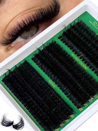 300pcs/295pcs 60D/80D/100D DIY Lash Extension Faux Mink Eyelashes Natural Segmentation. Clustered Eyelashes. Fluffy. Thick. Soft. Lightweight False Eyelash Set, Comfortable To Wear. Enlarging Eyes, Lifting Eye Tails, DIY Eyelash Extension, Eyelash Extension. Daily Life&Weddings&Dates&Parties&Music Festivals&Halloween Use