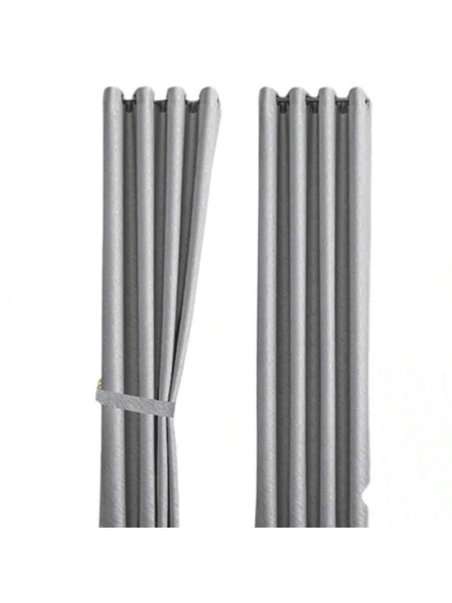 cortinas de tela Color Gris Oscuro de alta durabilidad de 140cm*225cm