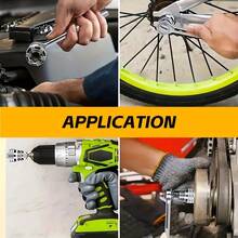 [New Updated Adjustable Socket Wrench] Adjustable Drive Socket Wrench - Universal Adjustable Socket, Fits 10-19mm Standard Metric, 3/8''Ratchet Wrench For  Drive Ratchet Torque Wrench And Power Drill For Auto/DIY Repairs - 銀色 - 查看 5