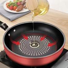 9.45-Inch Non-Stick Frying Pan - Dishwasher , Induction Cooker Compatible, Healthy Cooking, Smoke Reduction, Suitable For Gas  Electric Stoves, With Lid, Perfect For Fried Eggs, Steak, Pancakes - 黑紅色 - 查看 8