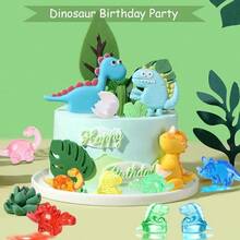 HAPTIME 300 Pcs Mini Dinosaur Figures Mini Resin Animals To Hide Bulk Plastic Dinosaur Party Favors Small Classroom Prizes Tiny Figurines For Vase Filler - Khủng long (50 cái) - Xem 3