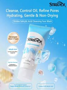 Salicylic Acid Facial Cleanser, Oil Control & Exfoliating, Gentle Cleansing, Non-Drying, Amino Acid Facial Wash Foam, Suitable For Both Men And Women