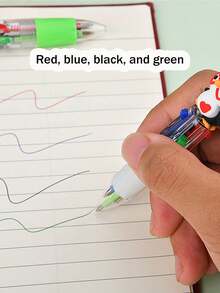 12Packs Multicolor Pen In One, 4-In-1 Fun Pens Valentine's Day Ballpoint Pen Bulk Gifts Suitable For Valentine's Day Gifts, Birthday Gifts, Classroom Prizes, And Office Supplies. - Nhiều màu - Xem 4