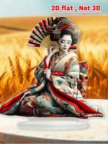 1 Rose Sacred Heart & Three Kings | Valentine's Day Gift, 2D Acrylic, Multi-Purpose Desktop Display, Suitable For Home And Office, Irregular Shape, Frameless. - Multicolor - View 1