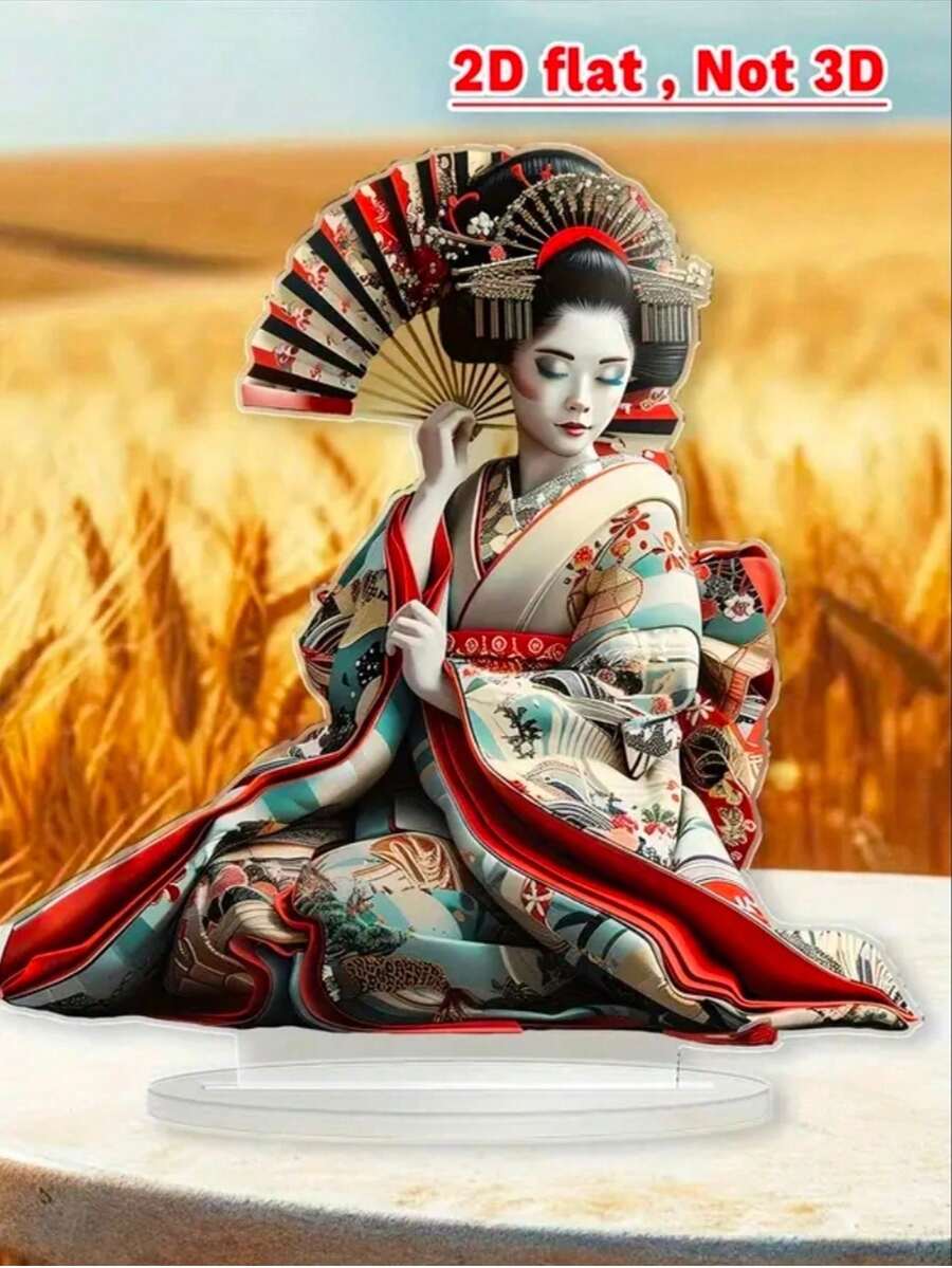 1 Rose Sacred Heart & Three Kings | Valentine's Day Gift, 2D Acrylic, Multi-Purpose Desktop Display, Suitable For Home And Office, Irregular Shape, Frameless. - Multicolor - View 1