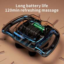 16/24 - 按摩枪，USB充电，冲击式肌肉按摩器，适用于背部、颈部、腰部和腿部，9种模式，99档速度调节，是运动员和健身爱好者的理想之选，也是送给朋友、母亲节和父亲节的完美礼物。 - 彩色 - 查看 8