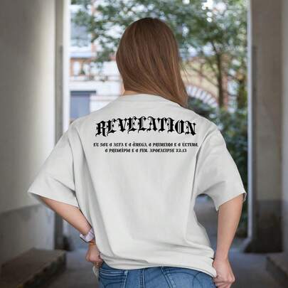 Camiseta Oversized Revelation Camisão Algodão Streetwear Roupas Masculinas Camisas Academia Treino