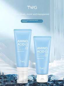 1瓶氨基酸洁面泡沫，面部护理，清洁，保湿，温和清洁，亲肤，提亮肤色