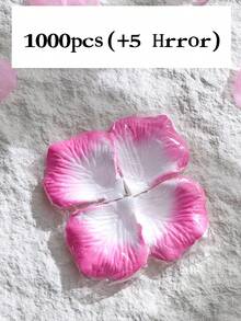 500/1000片人造玫瑰花瓣，仿真玫瑰花瓣，浪漫手工散花，无纺布材质，层叠花瓣，散花，告白花材，适用于情人节、婚礼等场合 - 彩色 - 查看 17