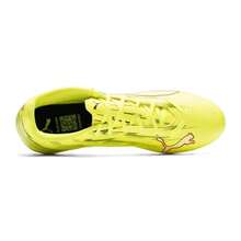Puma ULTRA-6-PLAY-MG Football Shoes, MG Studs, Men & Women, Field Training Sports, 108984-01 - Yellow - Black - Bright Red - Golden Gray - View 5