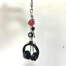 1pc Y2K Aesthetic Cherry Bow Phone Lanyard, Cute Girl Kawaii Charm, Unique Personalized Design, Suitable For Commuting, Camera Strap - Red - View 8